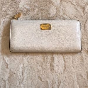 White Michael kors Wallet used